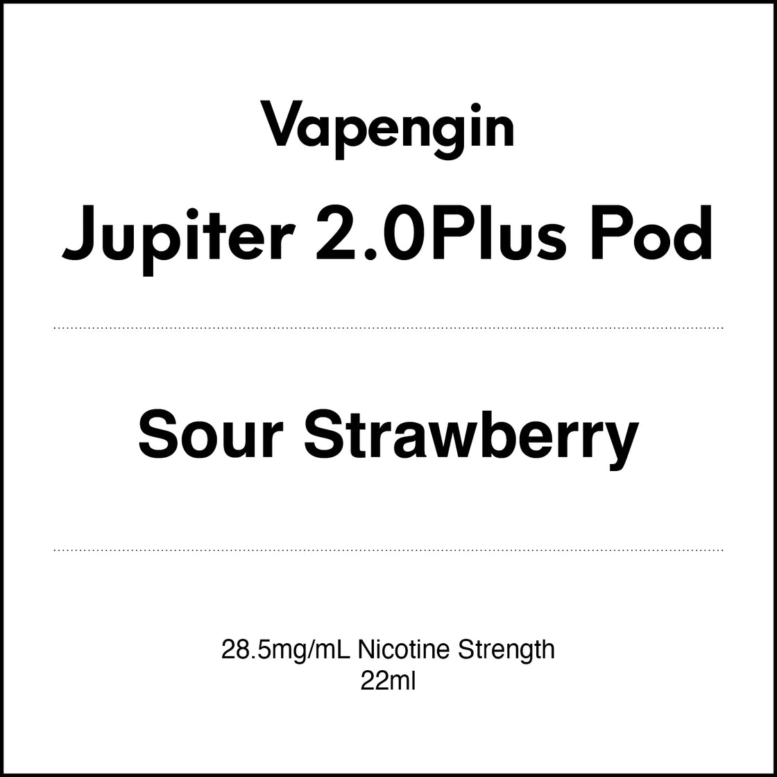 Vapengin Jupiter 2.0 Plus POD - Sour Strawberry
