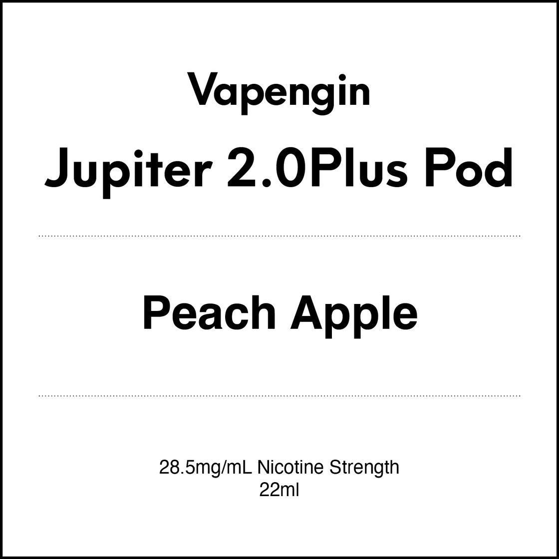 Vapengin Jupiter 2.0 Plus POD - Peach Apple