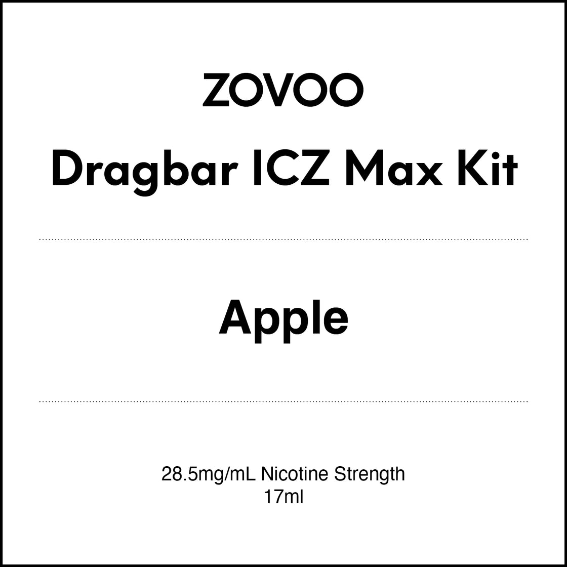 Zovoo Dragbar ICZ Max Starter Kit - Apple