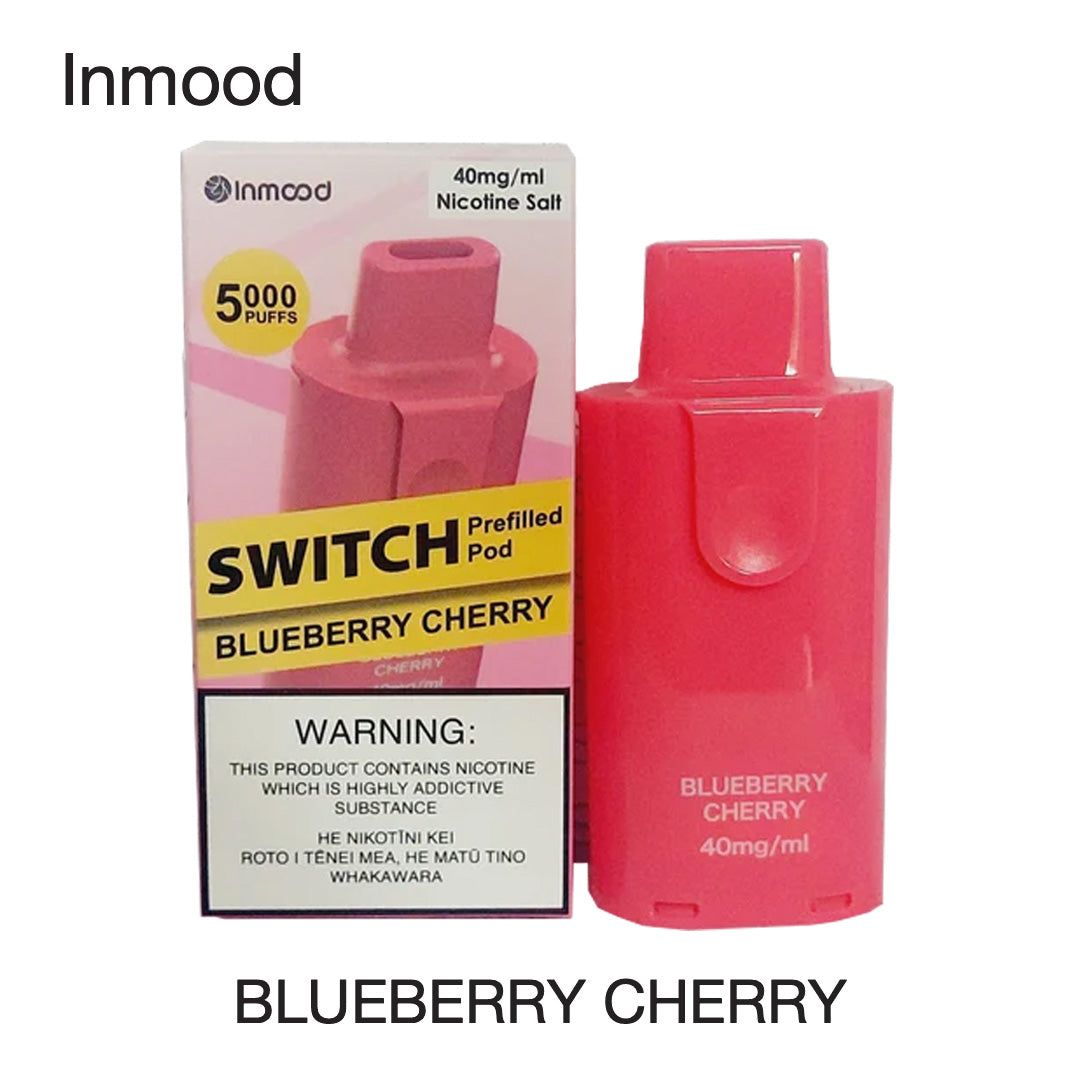 Inmood SWITCH Prefilled Pod -  Blueberry Cherry 13.5ml (5000 PUFFS)