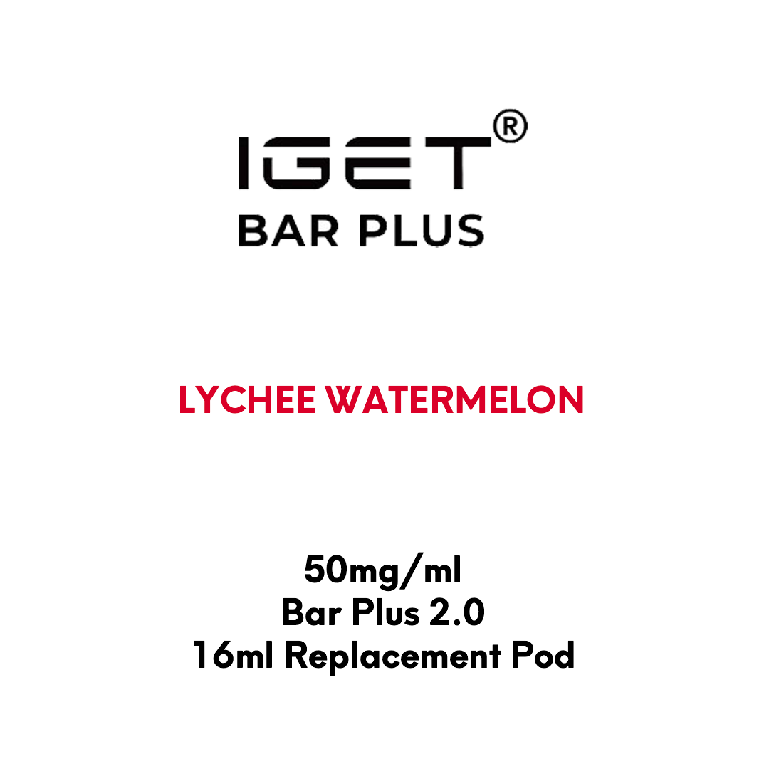 IGET Bar Plus 2.0 Replacement Pod - Lychee Watermelon 16ml - VapeTrend NZ