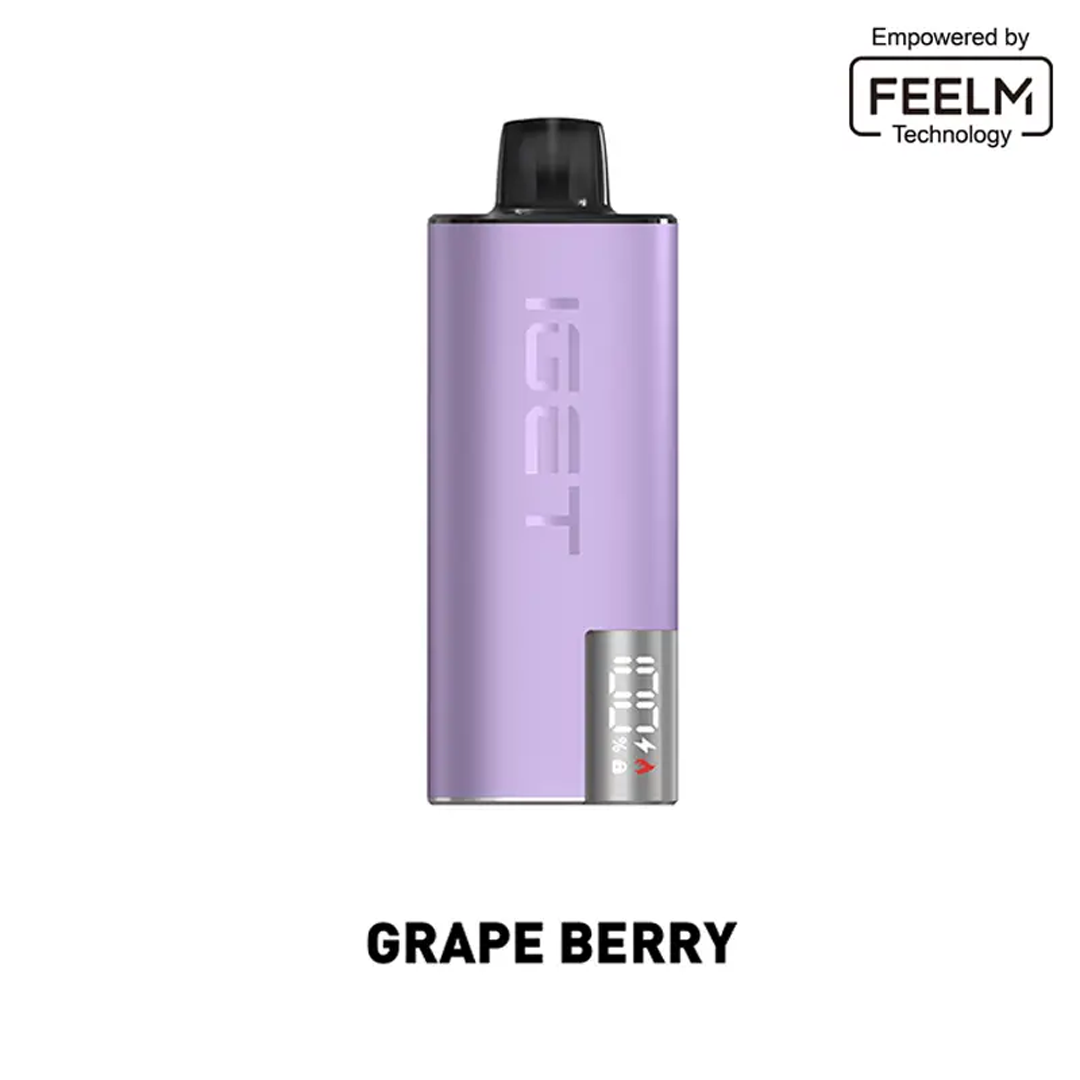 IGET EDGE LP10000 - Grape Berry Kit 18ml (10000 Puffs) - VapeTrend NZ