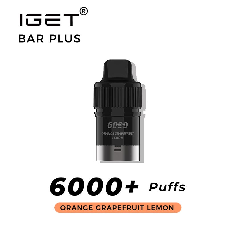 IGET Bar Plus Replacement Pod - Orange Grapefruit Lemon 16ml