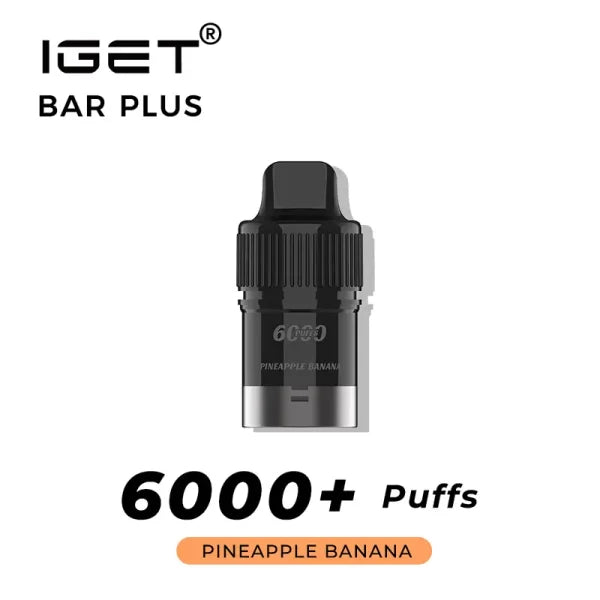 IGET Bar Plus Replacement Pod - Pineapple Banana Ice 16ml