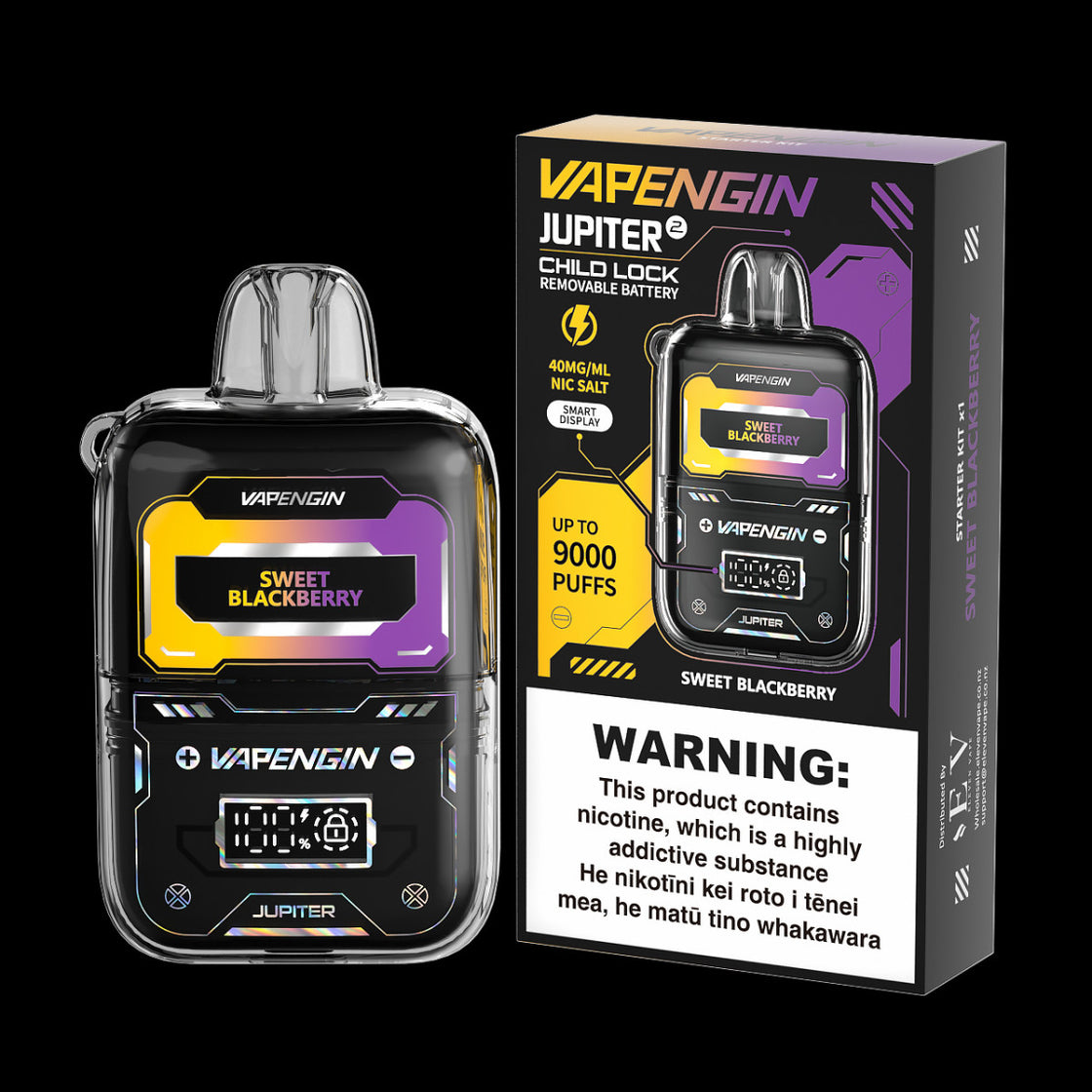 Vapengin Jupiter 2.0 Pod System STARTER KIT - Sweet Blackberry