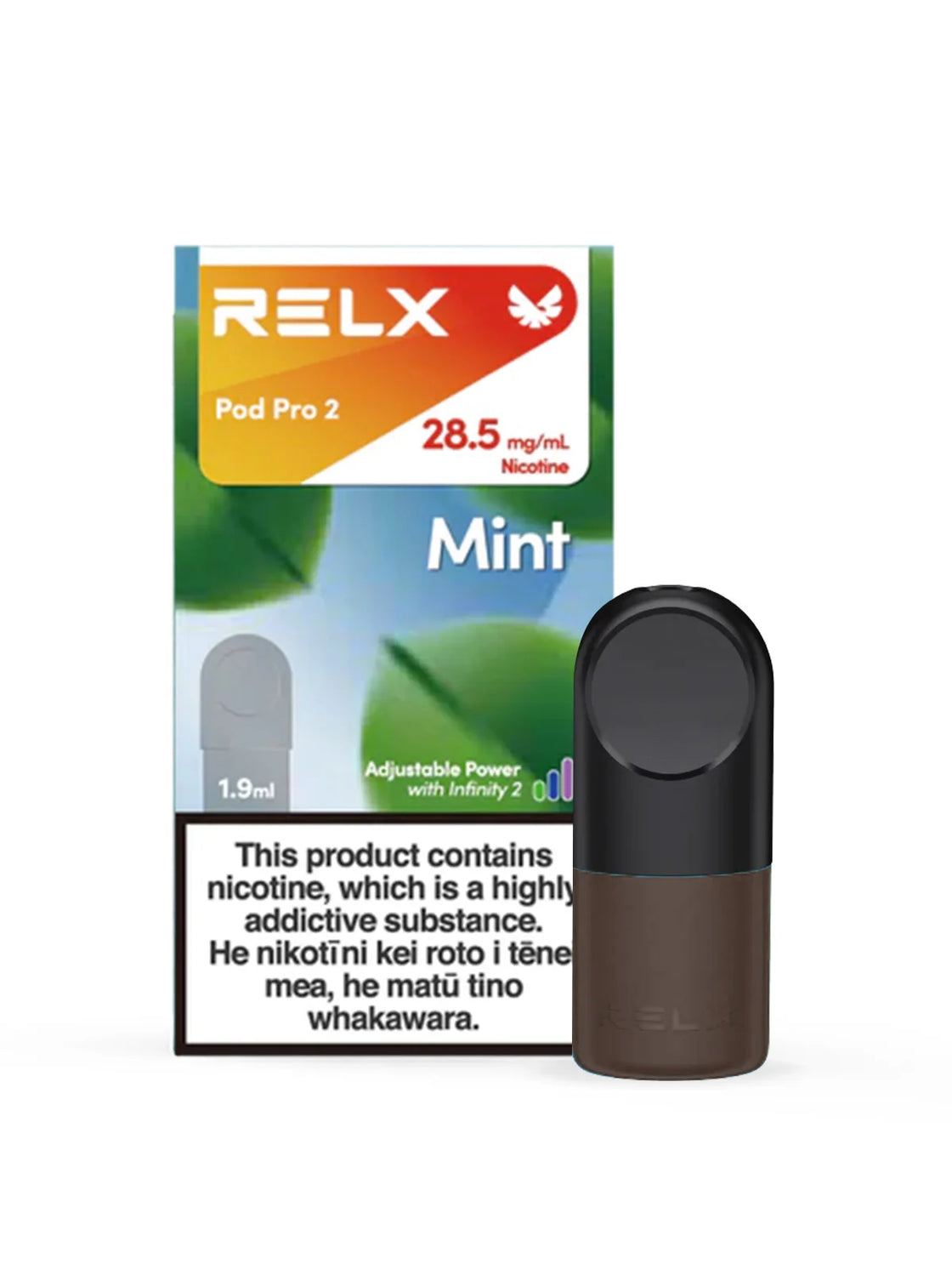 RELX INFINITY PODS - MINT (Menthol xtra) 1.9ml