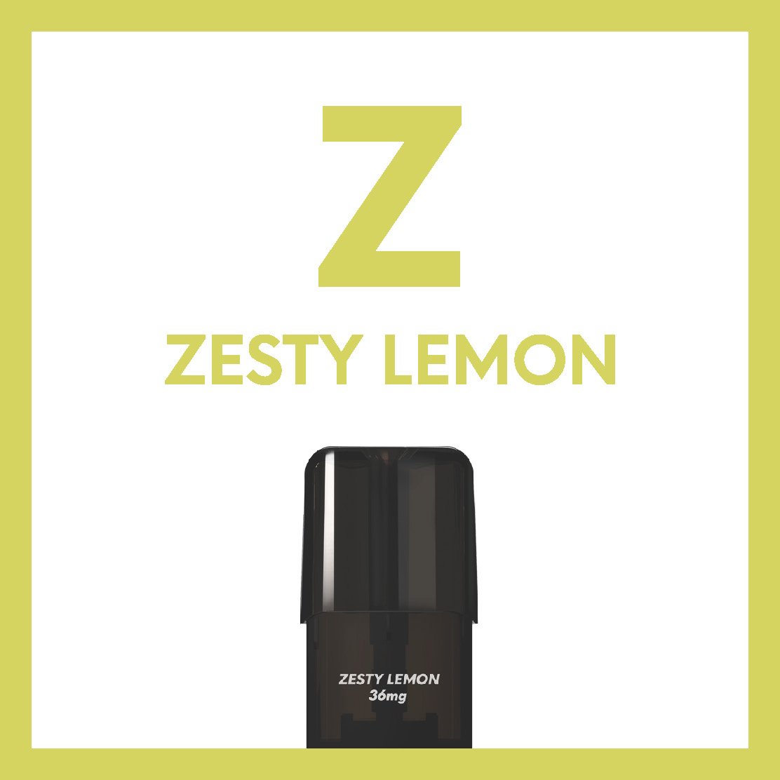 Zesty Lemon - AIRSCREAM AirsPops 2 Pods 1.6ML By VapeTrend NZ