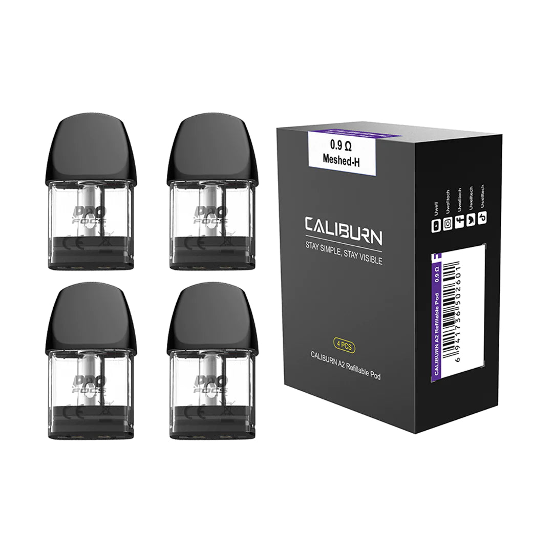 UWELL Caliburn A2 Refillable 0.9 Ohm Pods by VapeTrend NZ