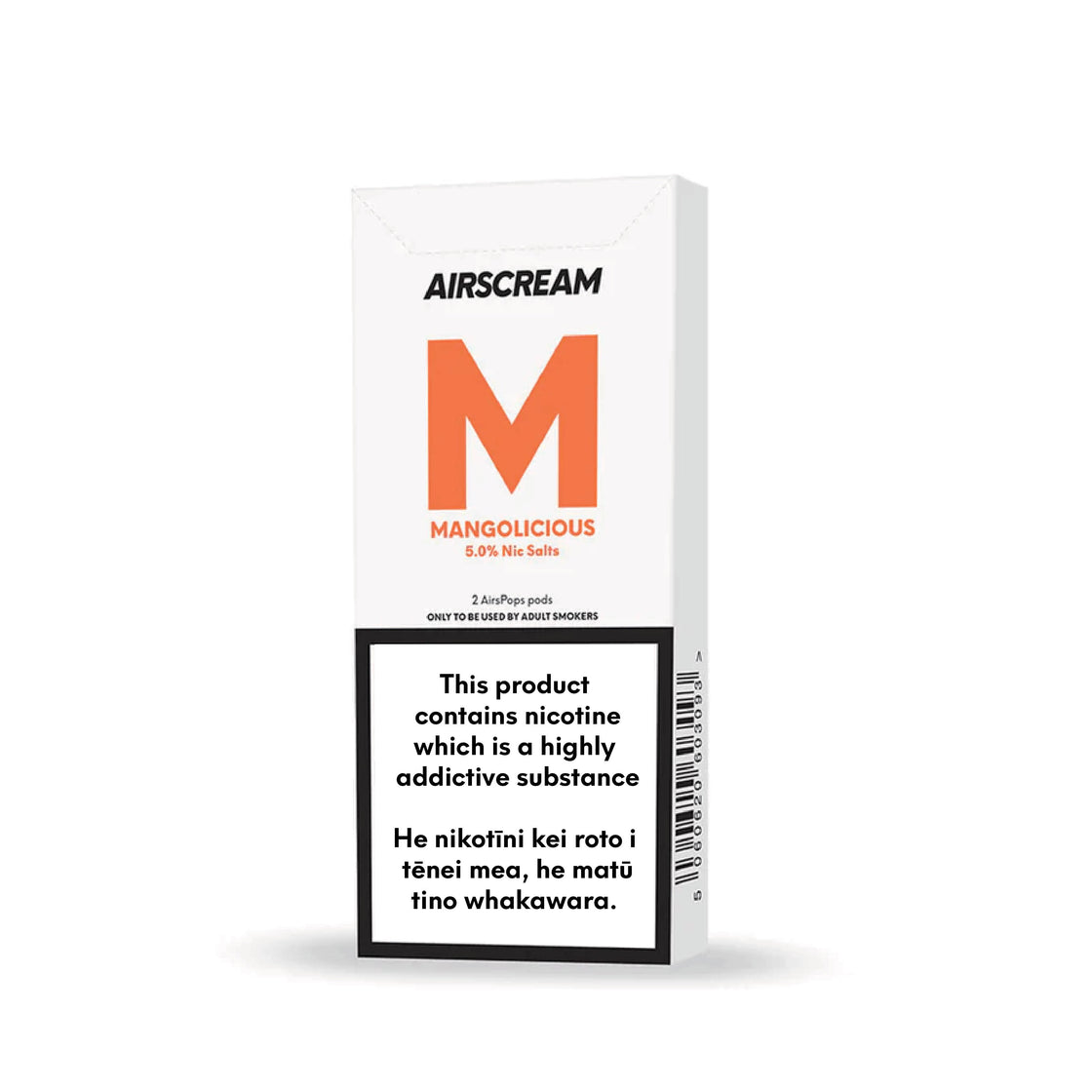 Mangolicious - AIRSCREAM AirsPops 2 Pods 1.6ML by VapeTrend NZ