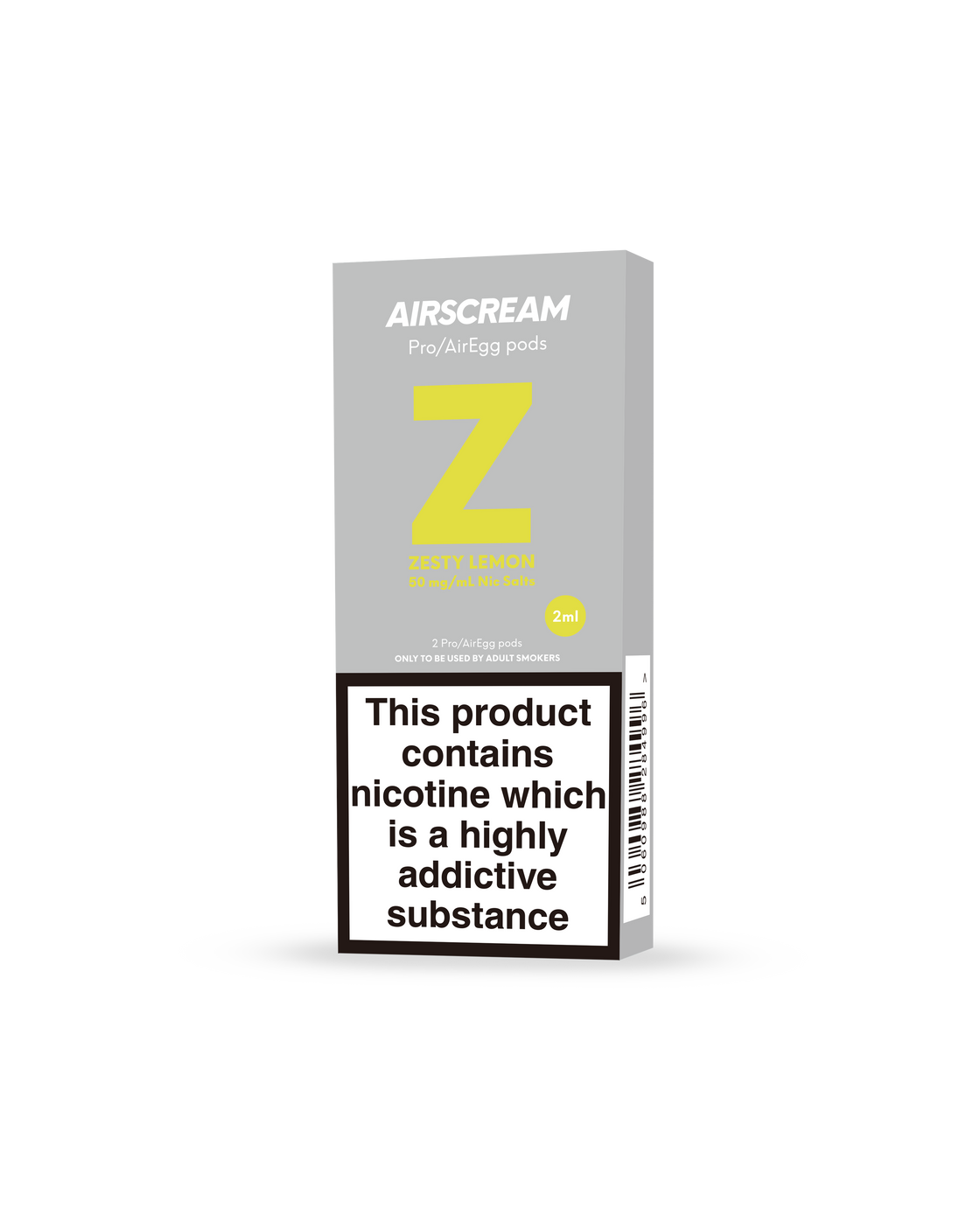 Zesty Lemon - AIRSCREAM AirsPops Pro 2ml Pods By VapeTrend NZ By VapeTrend NZ