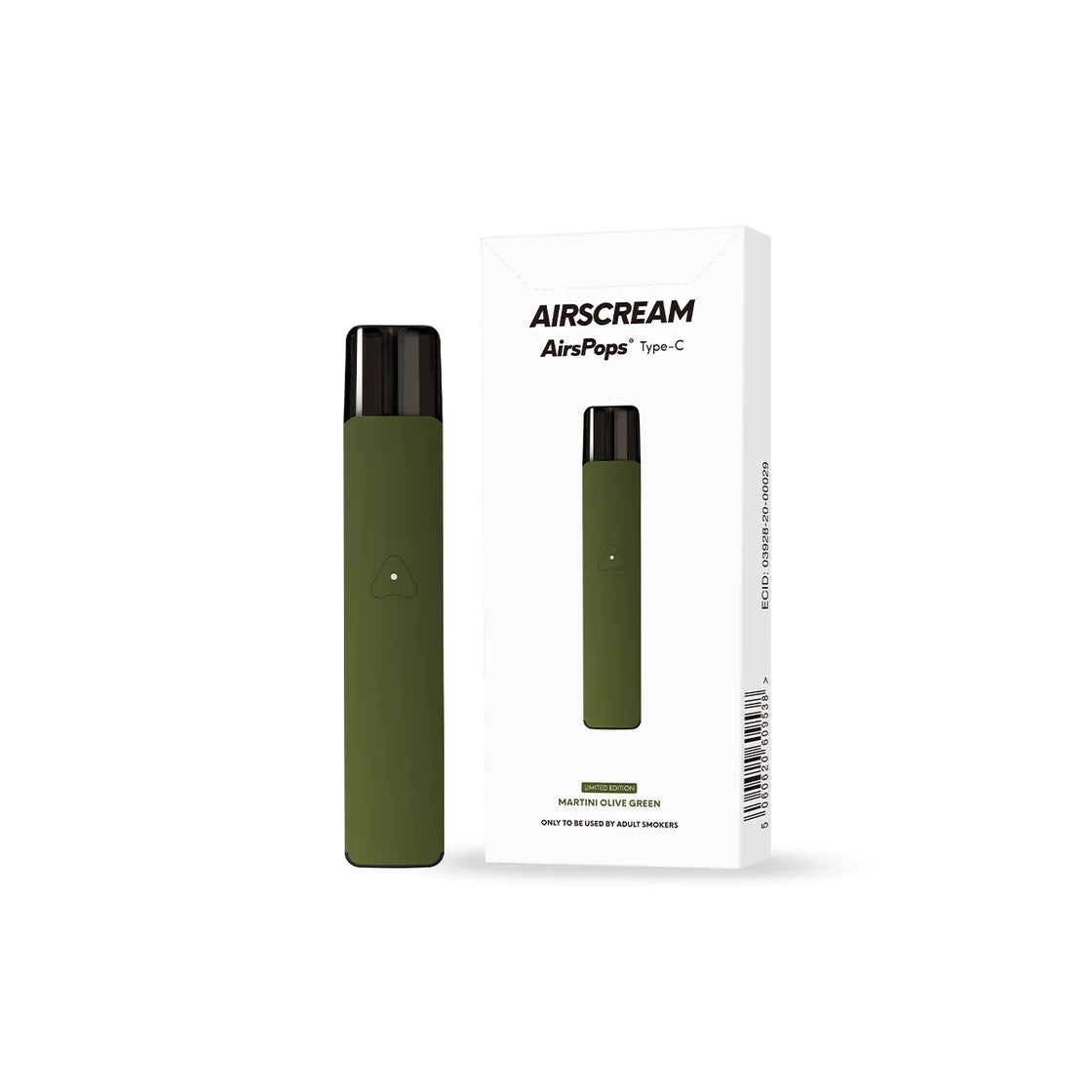 AIRSCREAM AirsPops Battery Set Limited Edition Martini Olive (Type-C) Vape Device by VapeTrend NZ
