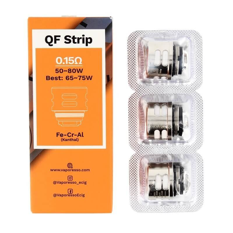 Vaporesso QF Strips Coil 3pcs/Pack 0.15 Ohm